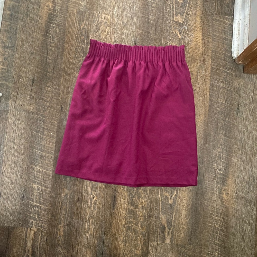 J. Crew Women's Mini Skirt in Vibrant Magenta